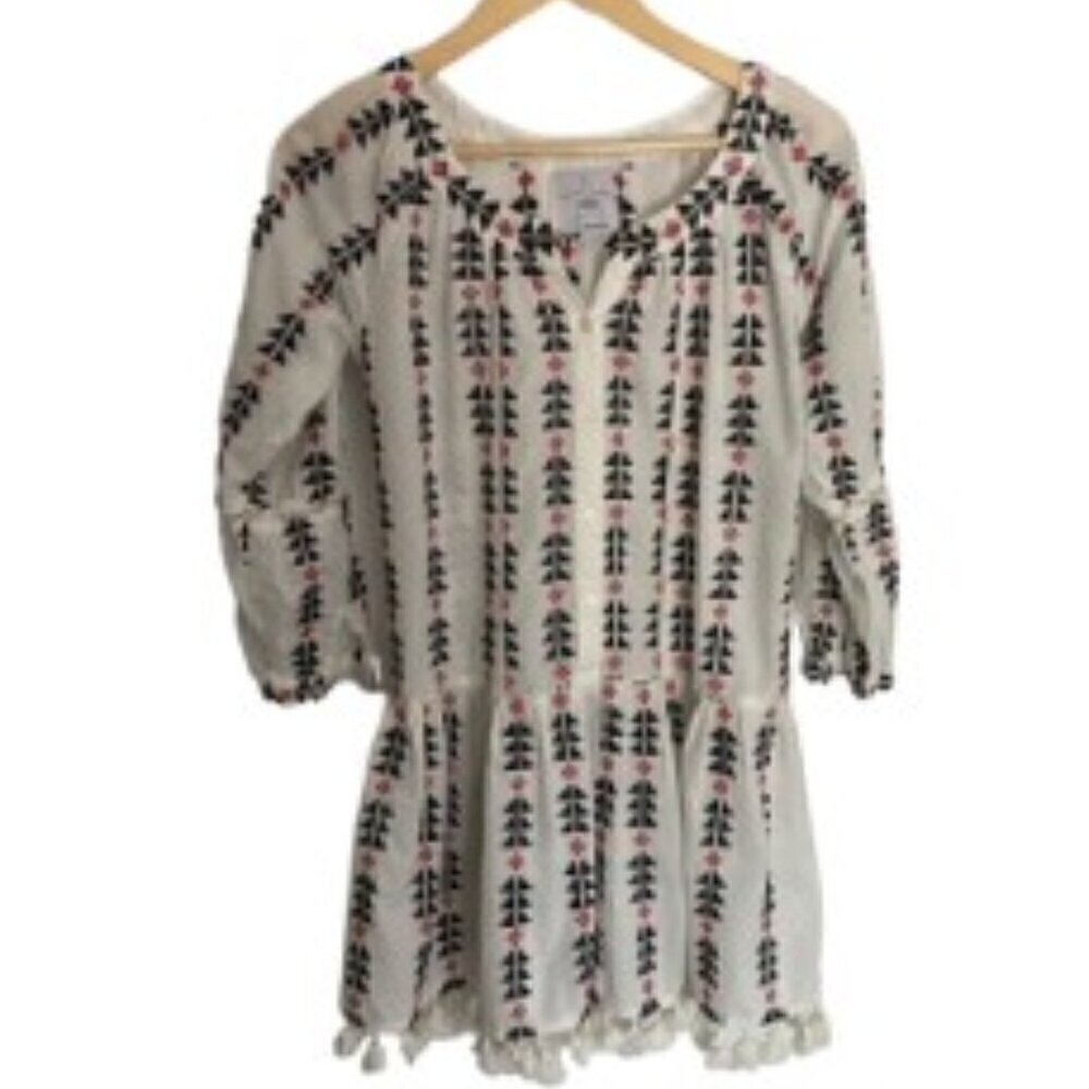 Area Stars Sorrento Embroidered Boho Dress Small